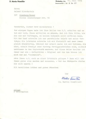 NIEMOLLER MARTIN: (1892-1984). <span style="font-size: 11.0pt; line-height: 107%; font-family: 