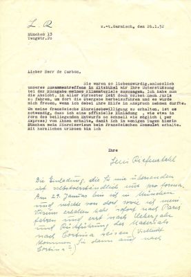 RIEFENSTAHL LENI: (1902-2003). ‘It can’t be that my life’s work is destroyed by 