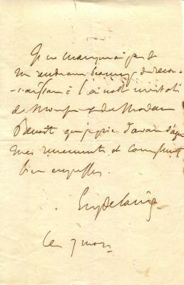 DELACROIX EUGENE: (1798-1863). <span style="font-family: 'Palatino Linotype', 'serif'; 