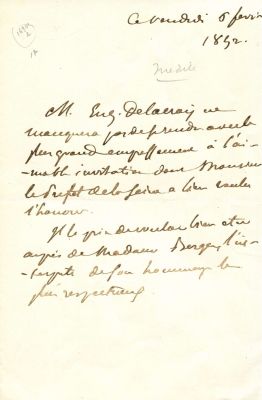 DELACROIX EUGENE: (1798-1863)
