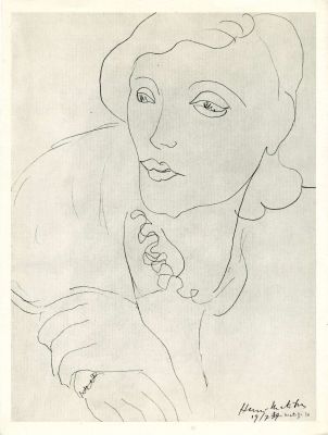 MATISSE HENRI: (1869-1954). <span style="font-family: 'Palatino Linotype', 'serif'; 