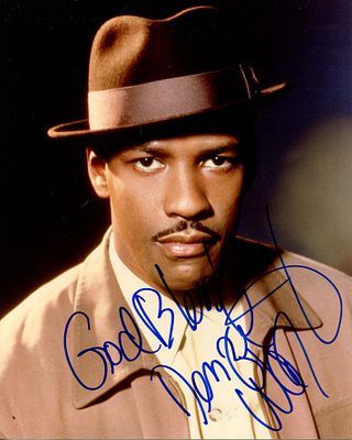 WASHINGTON DENZEL: (1954- ) American actor, Academy Award winner for Best 