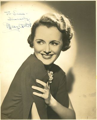 ASTOR MARY: (1906-1987) American actress, Academy Award winner for Best 