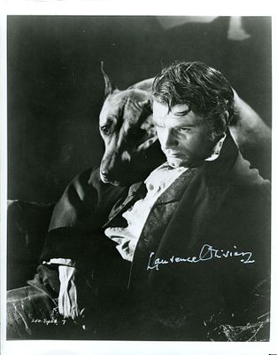 OLIVIER LAURENCE: (1907-1989) English actor, Academy Award winner for Best 