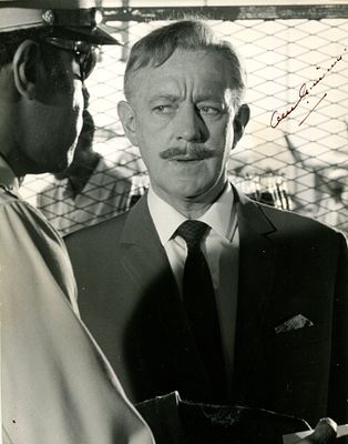 GUINNESS ALEC: (1914-2000) English actor, Academy Award winner for Best Actor in 1957 for 