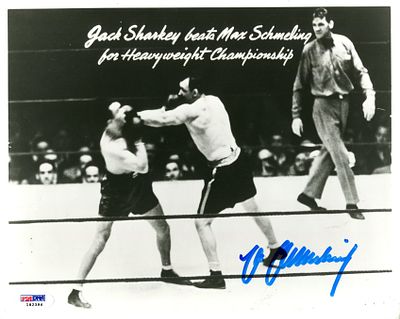 SCHMELING & MOORE. SCHMELING MAX: (1905-2005) German boxer, World Heavyweight Champion 1930-32. 