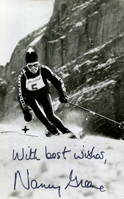 SKIING: (x120). SKIING: Selection of signed cards, signed postcard photographs (the majority 