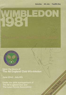 BORG & MCENROE. BORG BJORN: (1956- ) Swedish tennis player, Wimbledon champion 1976, 1977, 1978 
