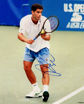 SAMPRAS PETE: (1971- ). SAMPRAS PETE : (1971- ) American Tennis Player, winner of fourteen Grand 