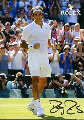 FEDERER ROGER: (1981- ) Swiss Tennis Player, winner of twenty Grand Slam singles titles and 