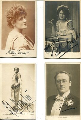 THEATRE: (x31). THEATRE: Selection of vintage signed postcard photographs by various British 