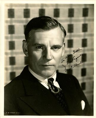 HUSTON WALTER: (1884-1950) Canadian actor, Academy Award winner for Best Supporting Actor in 