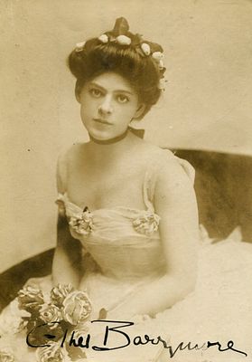 BARRYMORE ETHEL: (1879-1959) American actress, Academy Award winner for Best Supporting Actress 