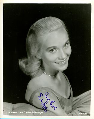 SAINT EVA MARIE: (1924- ) American actress, Academy Award winner for Best Supporting Actress in 