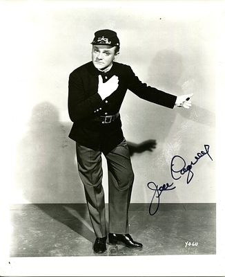 CAGNEY JAMES: (1899-1986) American actor, Academy Award winner. Signed 8 x 10 photograph of 