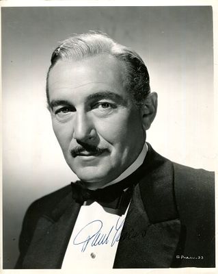 LUKAS PAUL: (1895-1971) Hungarian actor, Academy Award winner for Best Actor in 1943 for his 