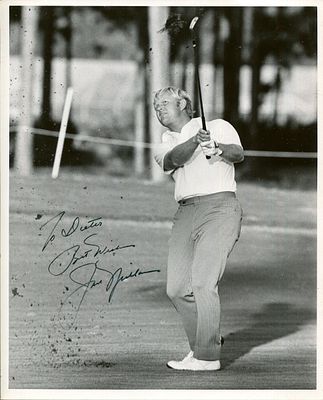 NICKLAUS JACK: (1940- ) American Golfer, nicknamed ''The Golden Bear'' and widely considered one 