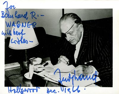 LANG FRITZ: (1890-1976) Austro-Hungarian born film director whose works include the 