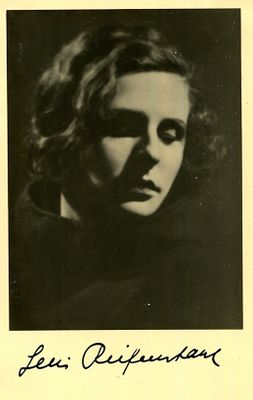 RIEFENSTAHL LENI: (1902-2003) German film director, known for her role in producing Nazi 
