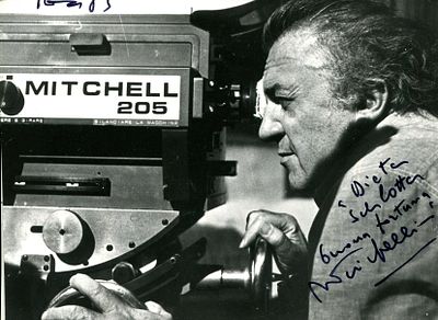 FELLINI FEDERICO: (1920-1993) Italian film director, Academy Award winner. Signed and inscribed 