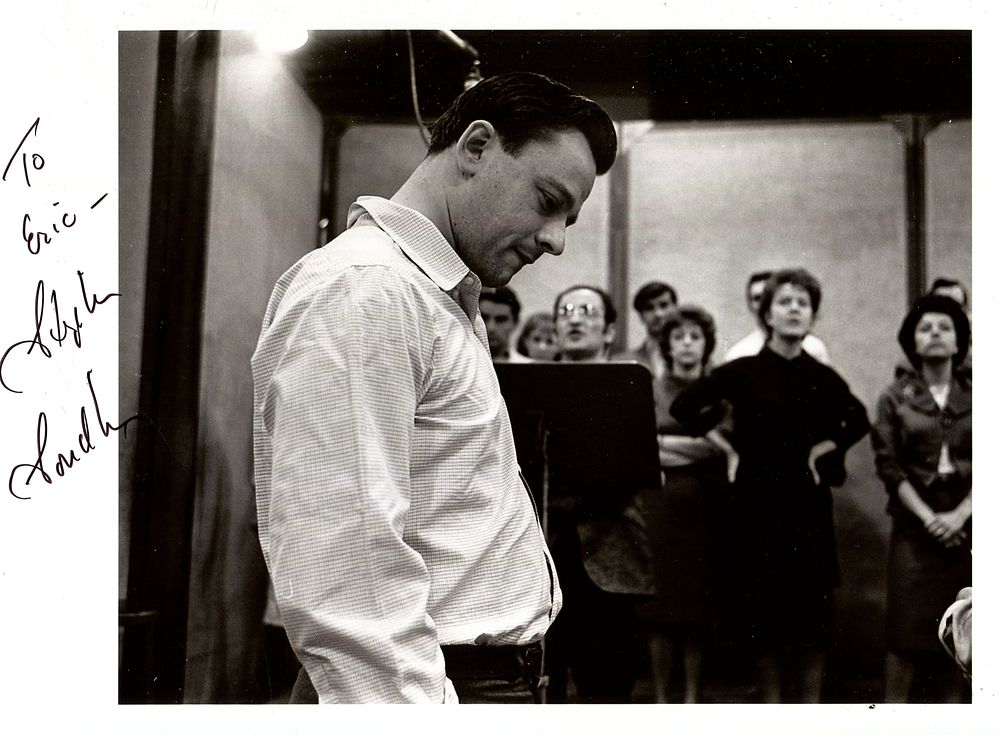 SONDHEIM STEPHEN: (1930-2021) American Composer and Lyricist associated with musical theatre. 