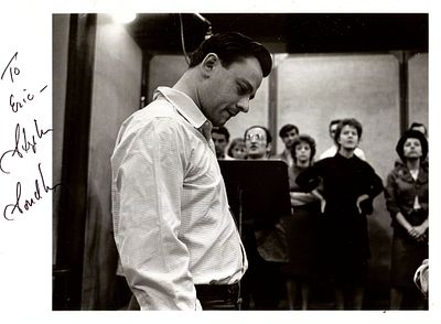 SONDHEIM STEPHEN: (1930-2021) American Composer and Lyricist associated with musical theatre. 