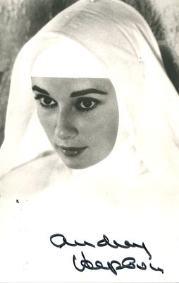 HEPBURN AUDREY: (1929-1993) Belgian-born actress, Academy Award winner for Best Actress in 1953 