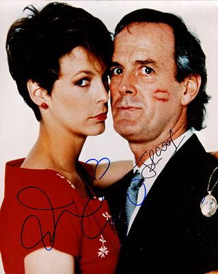 A FISH CALLED WANDA: Signed colour 8 x 10 photograph by both John Cleese (Archie 