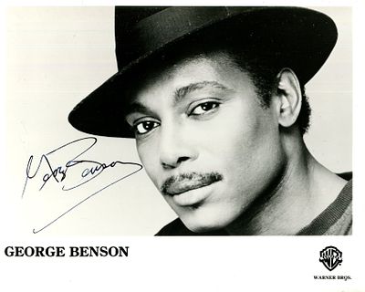 BENSON GEORGE: (1943- ) American jazz fusion guitarist, singer and songwriter. Signed 10 x 8 