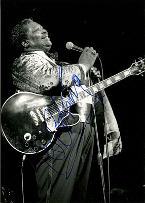 KING B.B.: (1925-2015) American blues Singer, Guitarist and Songwriter. Worldwide known as “The 