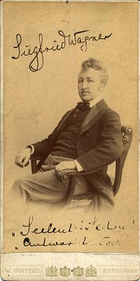 WAGNER SIEGFRIED: (1869-1930) German composer and conductor, the son of Richard Wagner. A good 