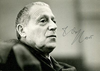 DESSAU PAUL: (1894-1979) German composer and conductor who collaborated with Bertolt Brecht. 
