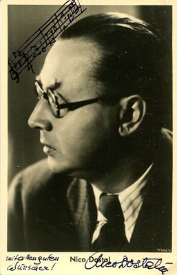 DOSTAL NICO: (1895-1981) Austrian composer, noted for his operetta and film music. A good 