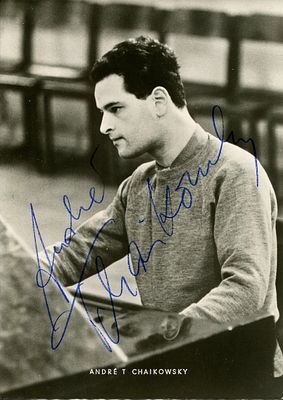 TCHAIKOWSKY ANDRE: (1935-1982) Polish Composer and Pianist. Best known for bequeathing his 