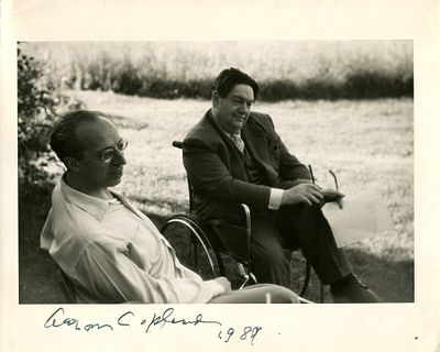 COPLAND AARON: (1900-1990) American Composer and Conductor, often referred to as ''The Dean of 