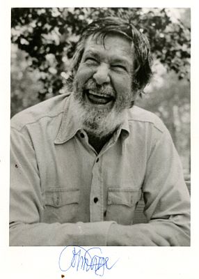 CAGE JOHN: (1912-1992) American avant-garde composer who was also instrumental in the 