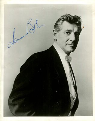 BERNSTEIN LEONARD: (1918-1990) American Conductor & Composer of West Side Story 