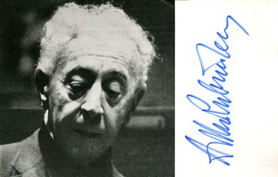 RUBINSTEIN ARTHUR: (1887-1982) Polish-American Pianist. Widely regarded as one of the greatest 