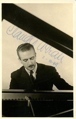 ARRAU CLAUDIO: (1903-1991) Chilean Pianist, well-known for his interpretations of a vast 