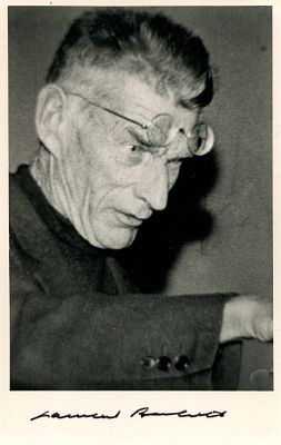 BECKETT SAMUEL: (1906-1989) Irish novelist & dramatist, Nobel Prize winner for Literature, 