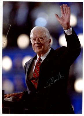 CARTER JIMMY: (1924-2024) American President 1977-81, Nobel Peace prize winner, 2002. Signed 