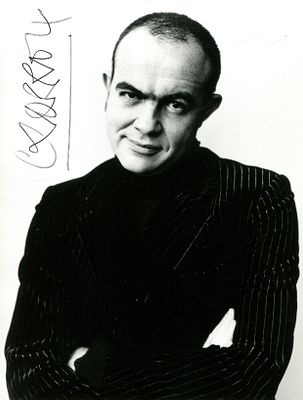 LACROIX CHRISTIAN: (1951- ) French fashion designer. Signed 5 x 6.5 photograph of Lacroix in a 