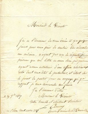 GARNERAY AMBROISE LOUIS: (1783-1857) French corsair, painter and writer. As corsair, Garneray 