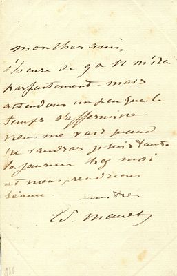 MANET EDOUARD: (1832-1883) French painter, a pivotal figure in the transition from Realism to 