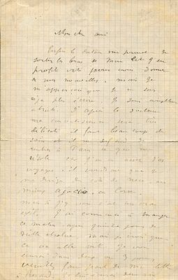 RENOIR PIERRE-AUGUSTE: (1841-1919) French Impressionist artist. A.L.S., Renoir , two 