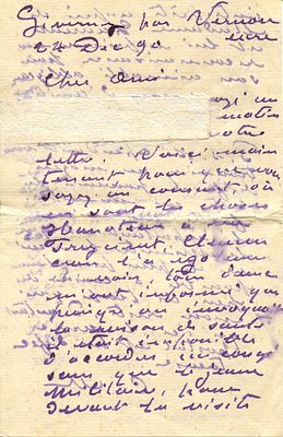 MONET CLAUDE: (1840-1926) Monet, in the first of two letters, enlists Mallarm&eacute;&acute; s assistance 