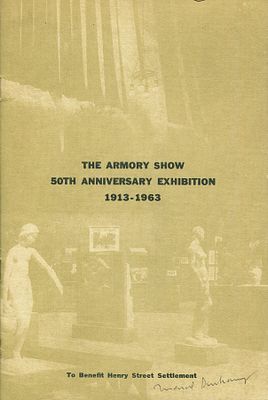 DUCHAMP MARCEL: (1887-1968) French Painter and Sculptor. Signed exhibition programme, ` Marcel 
