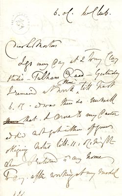 LANDSEER EDWIN: (1802-1873) English painter and sculptor. A.L.S., E Landseer , three 