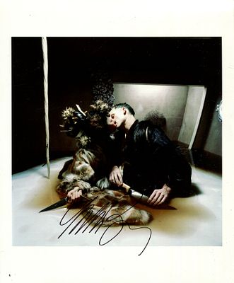 BARNEY MATTHEW: (1967- ) American contemporary artist and film director. Signed colour 8 x 10 