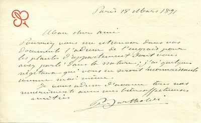 BARTHOLDI FREDERIC AUGUSTE: (1834-1904) French sculptor, best known for designing the Statue of 